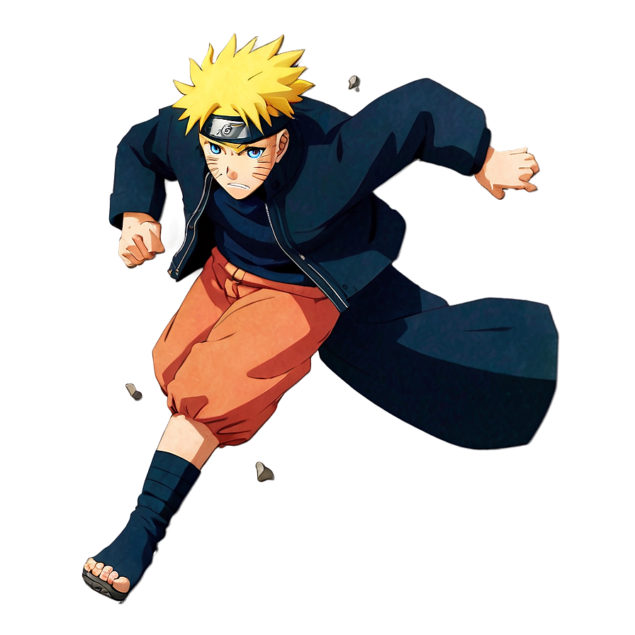 Naruto Running Full Speed Png Jcf PNG Image