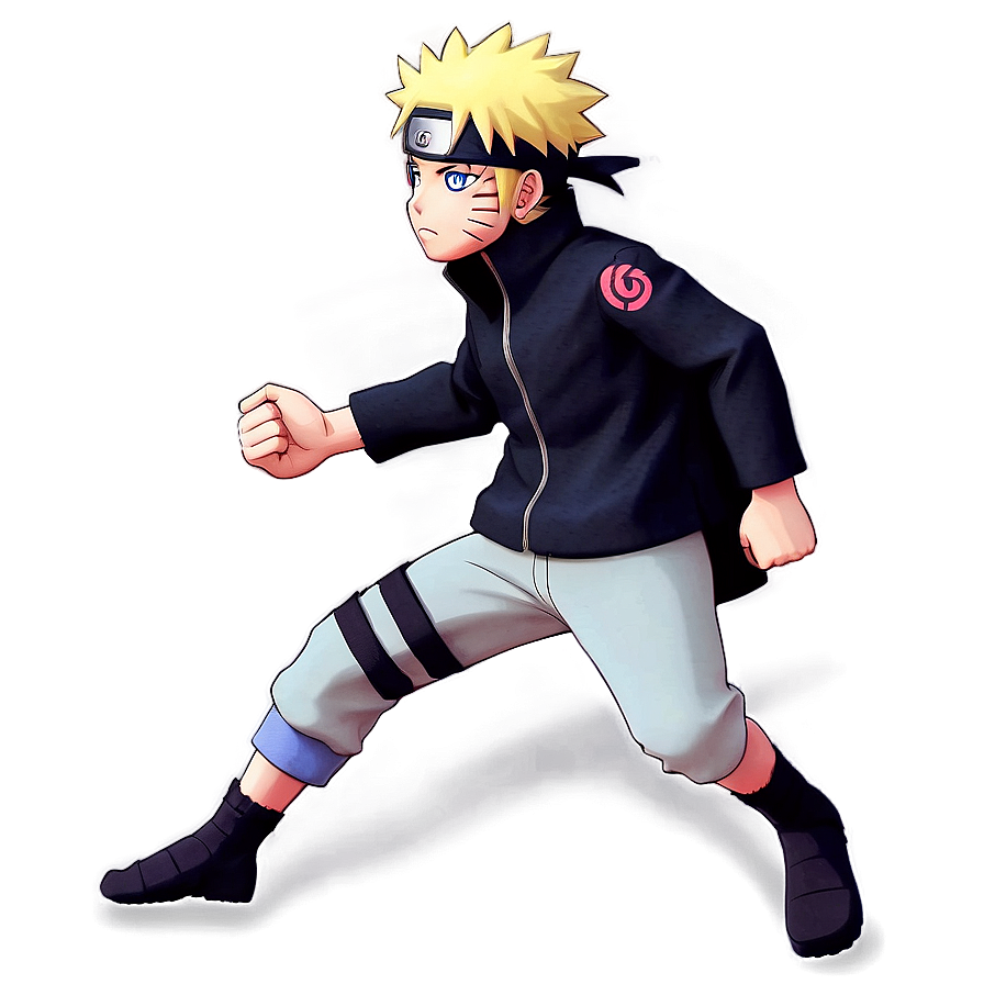 Naruto Running Night Pursuit Png 06292024 PNG Image