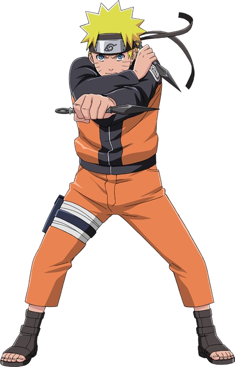 Naruto Uzumaki Readyfor Battle PNG Image