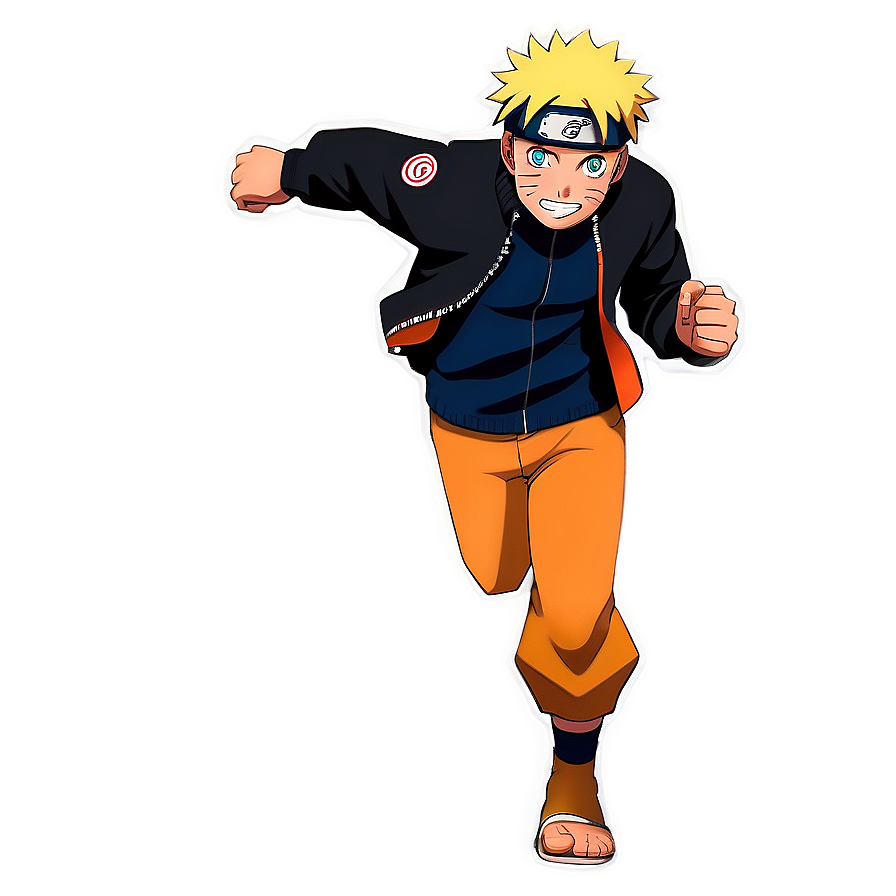 Naruto Youthful Run Png 06292024 PNG Image