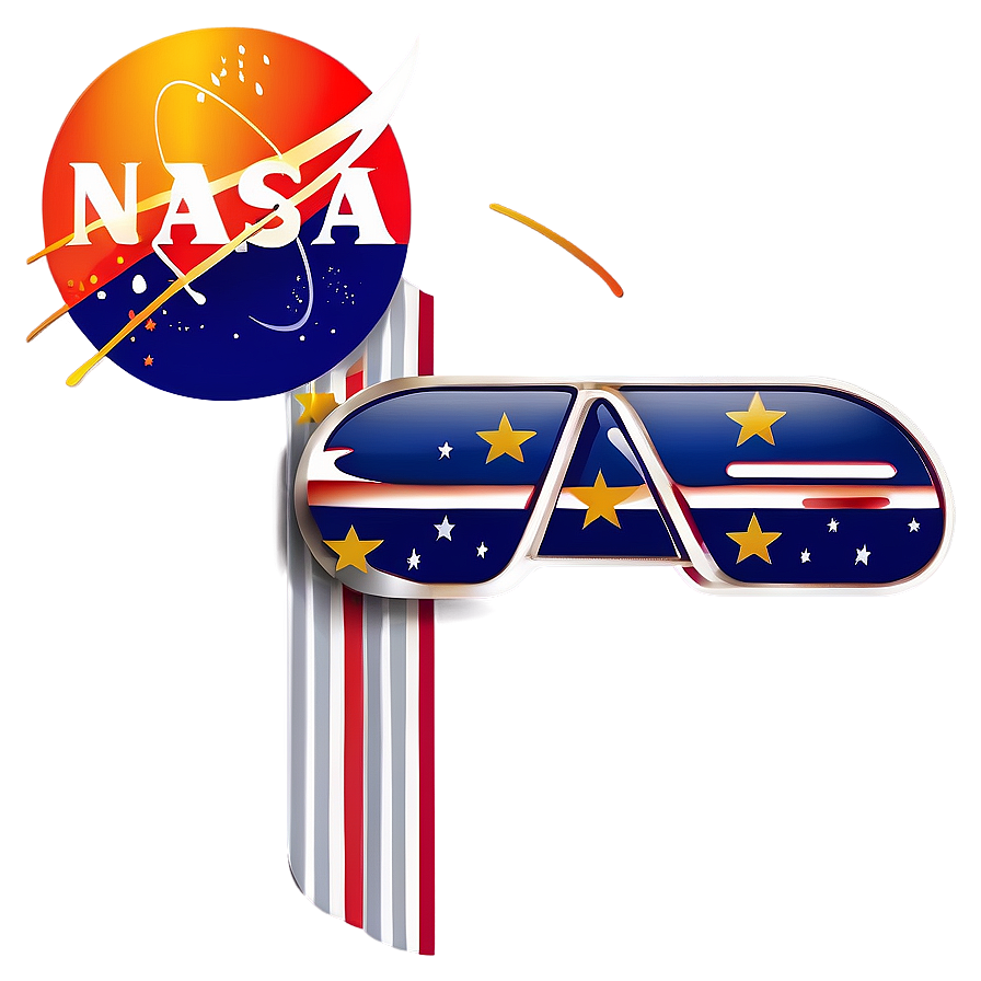 Nasa Logo With Stars And Stripes Png Vlm PNG Image