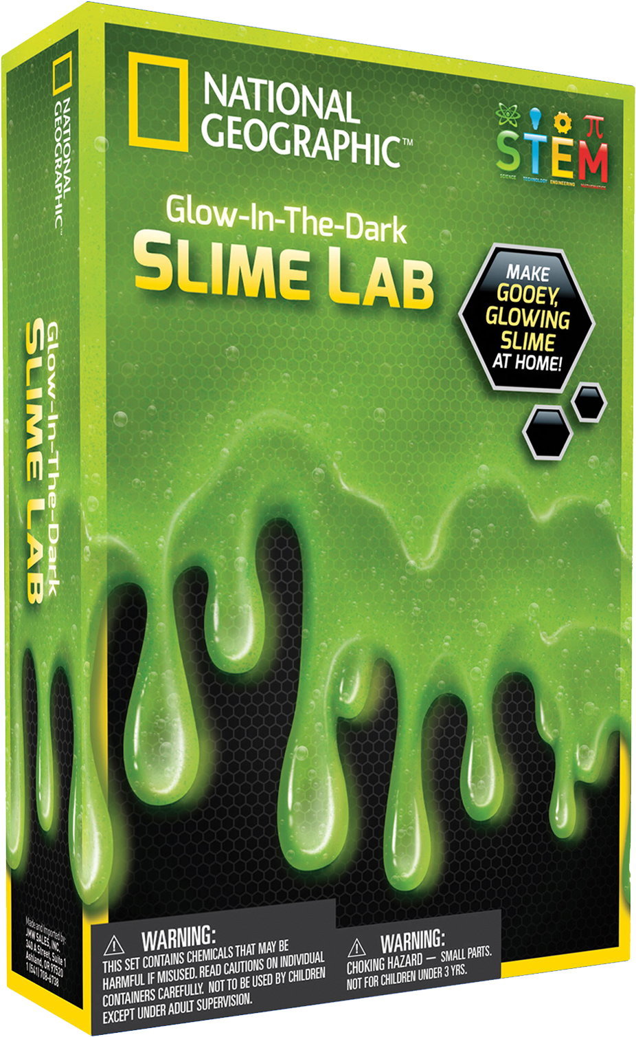 National Geographic Glowinthe Dark Slime Lab Kit PNG Image