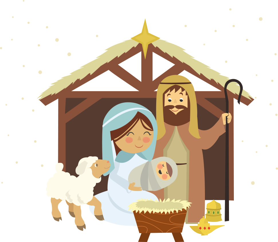 Nativity Scene Illustration.png PNG Image