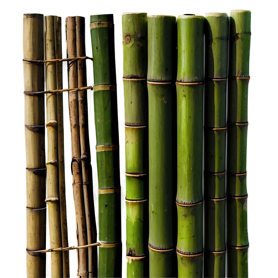 Natural Bamboo Fence Png Hxu PNG Image