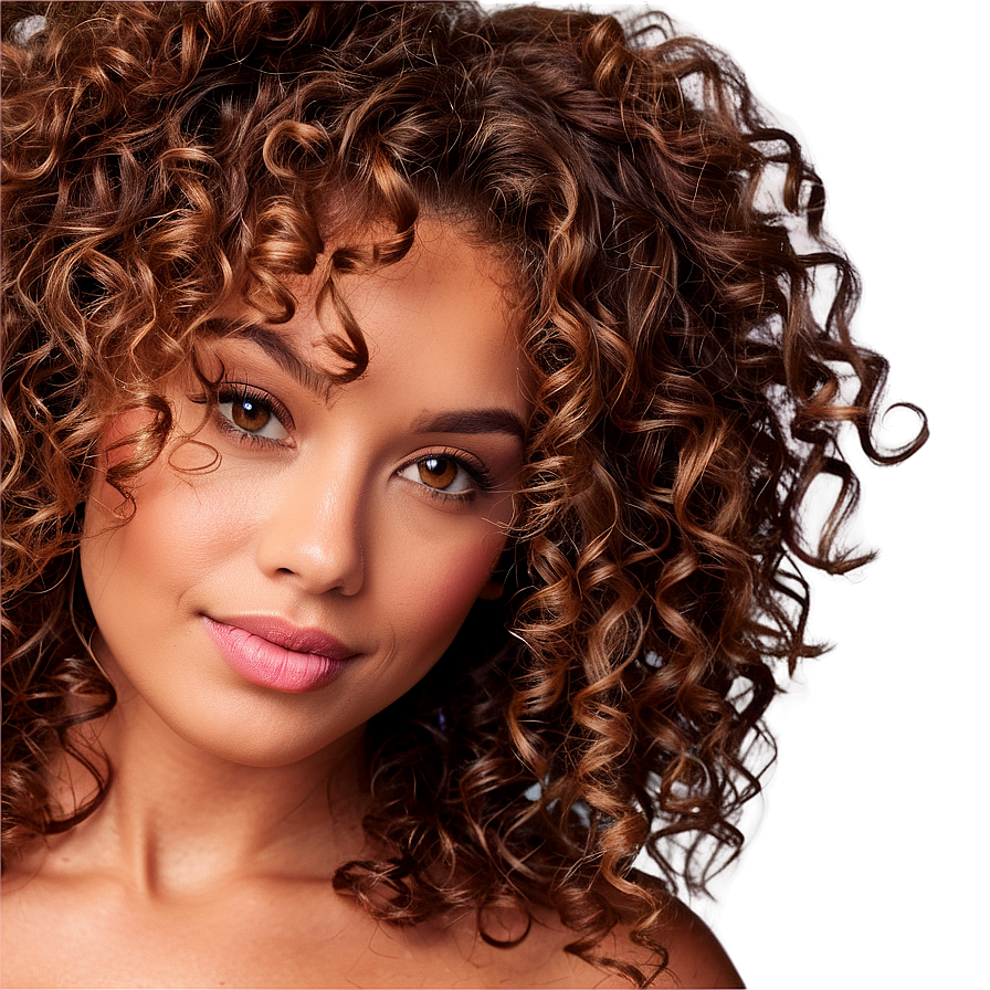 Natural Curly Hairstyle Png Ldc97 PNG Image