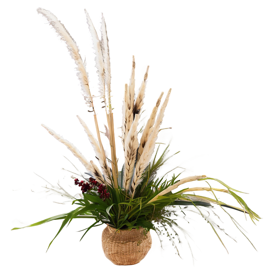 Natural Pampas Arrangement Png 71 PNG Image