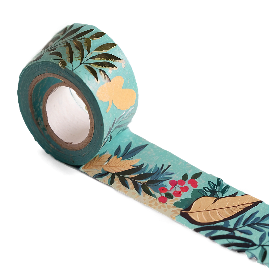 Nature Inspired Washi Tape Aesthetic Png 92 PNG Image