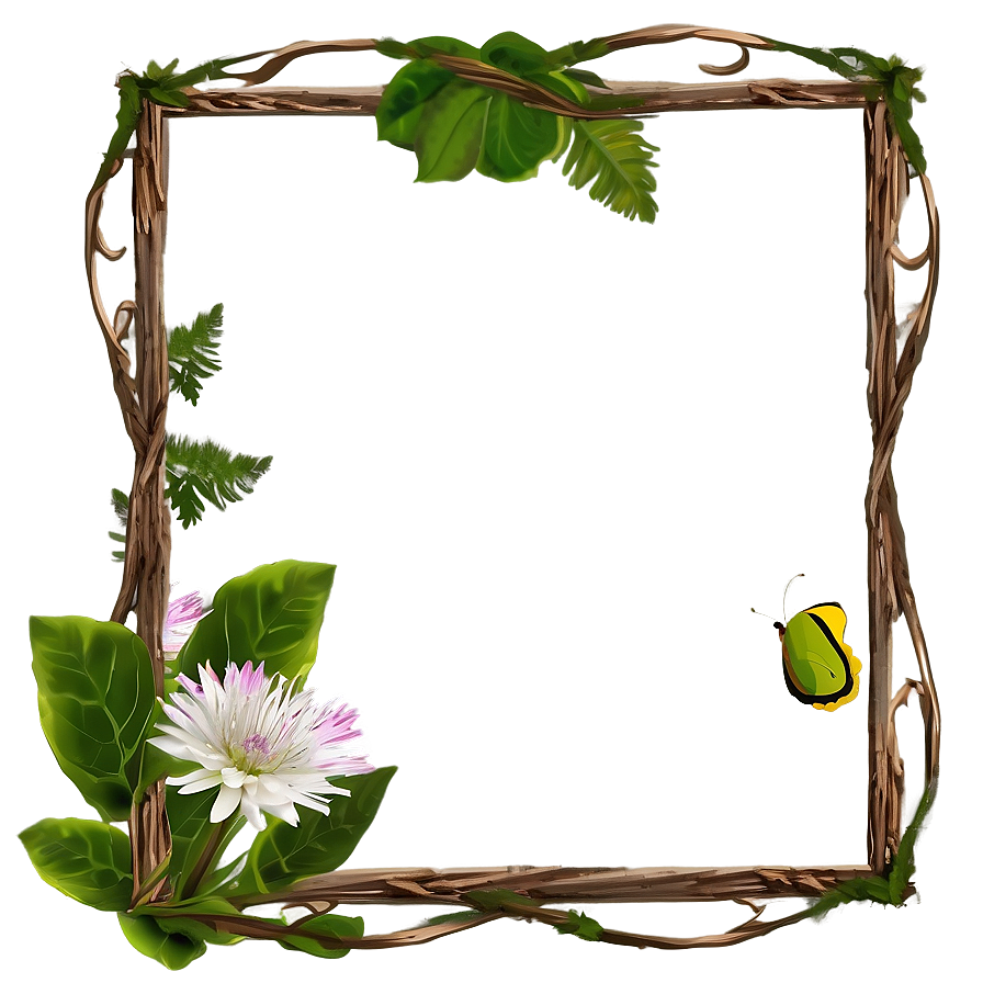 Nature Photo Frame Png Lla58 PNG Image