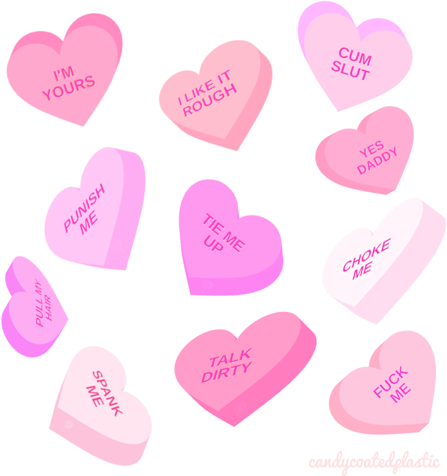 Naughty Heart Candies PNG Image