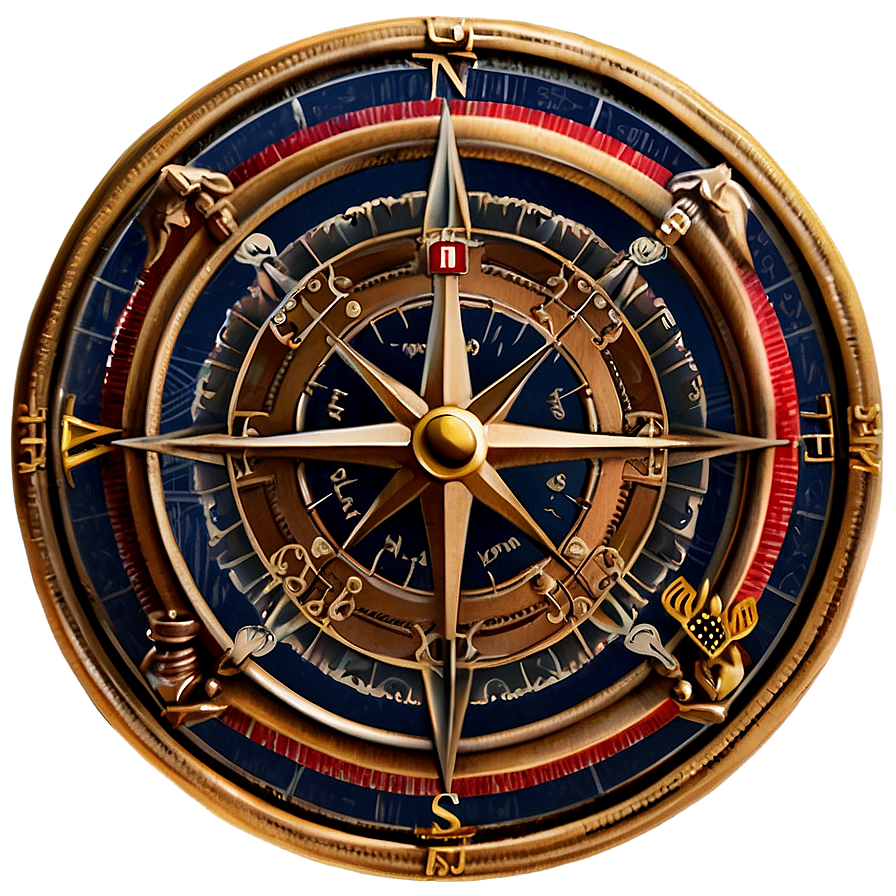 Nautical Compass Png Dog PNG Image