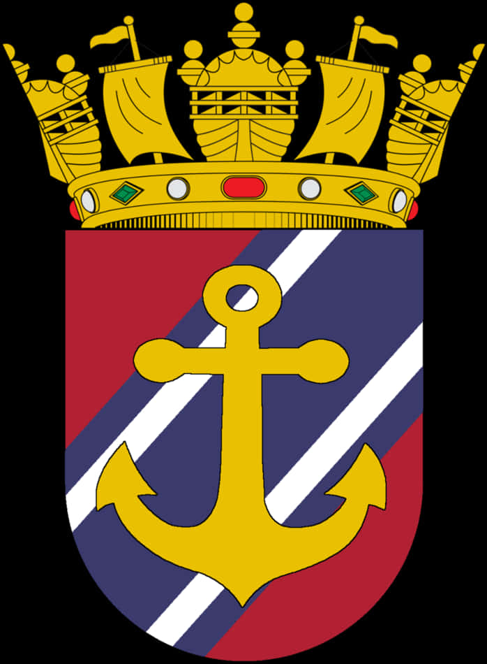 Nautical Heraldry Crest PNG Image