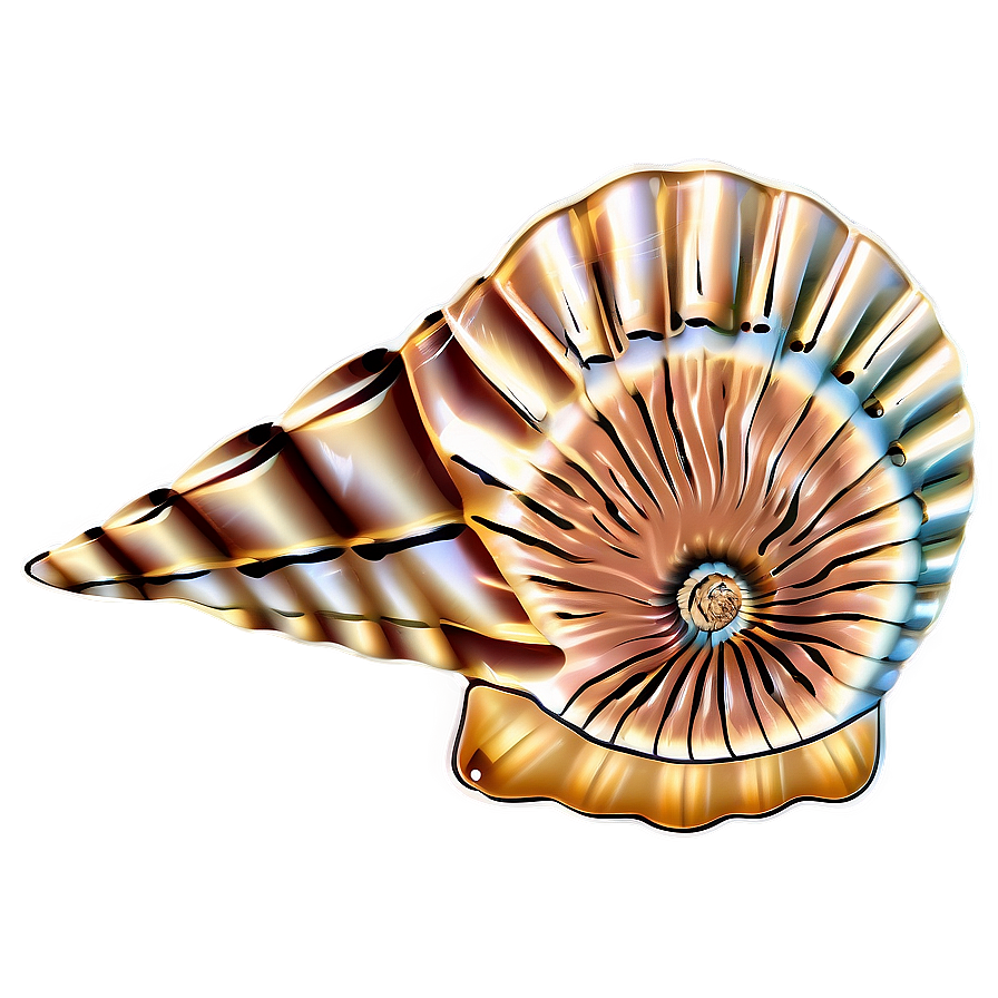 Nautical Shell Design Png Fcl79 PNG Image