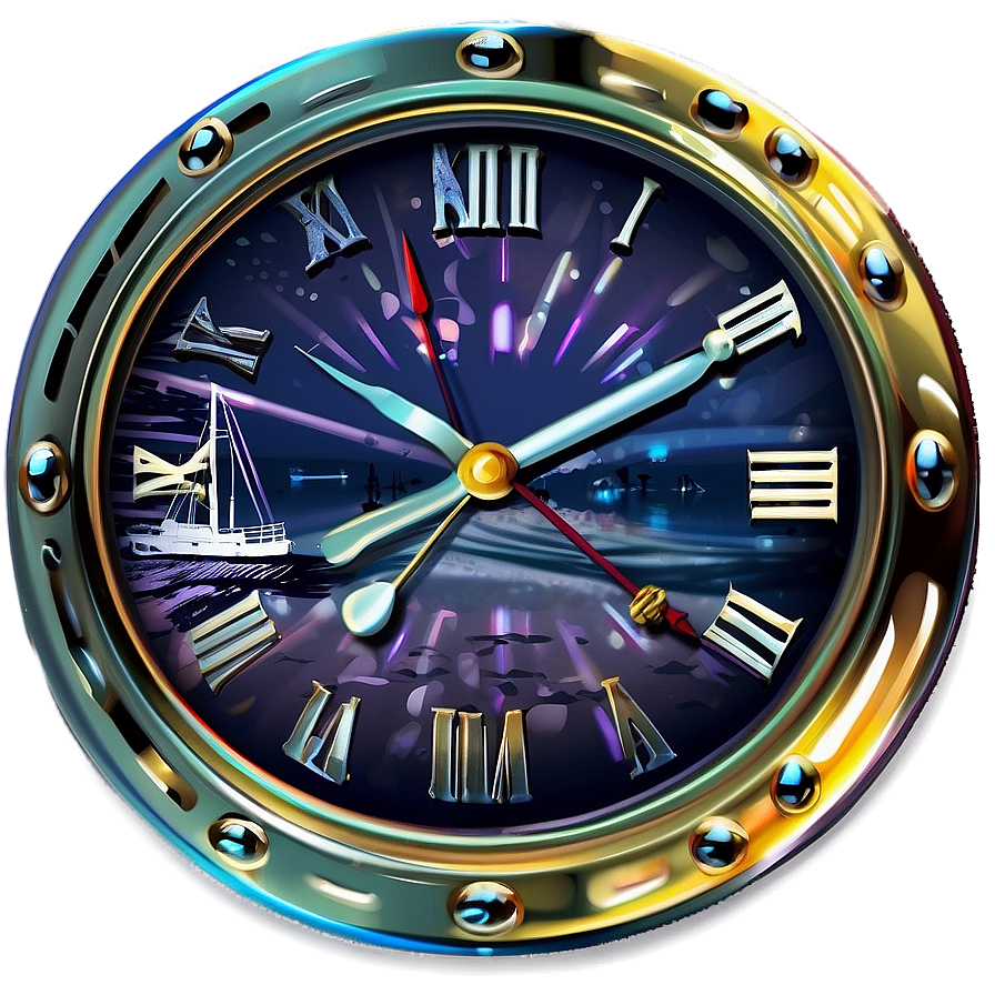 Nautical Theme Clock Png Nxw PNG Image