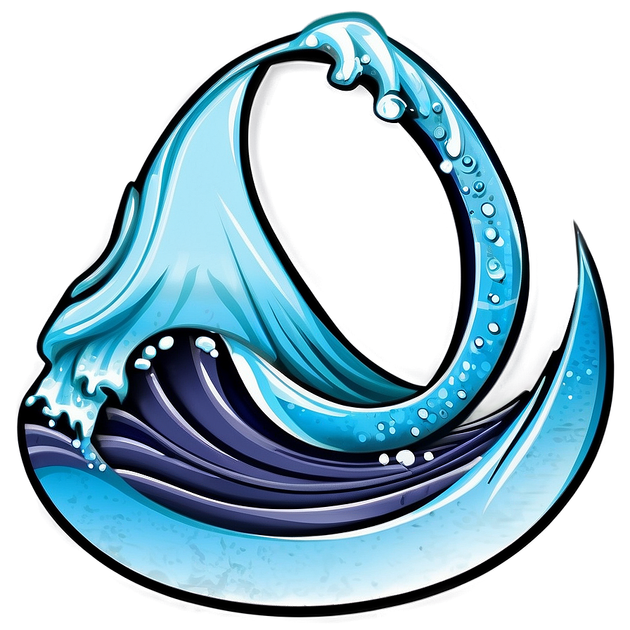 Nautical Wave Drawing Png 05042024 PNG Image