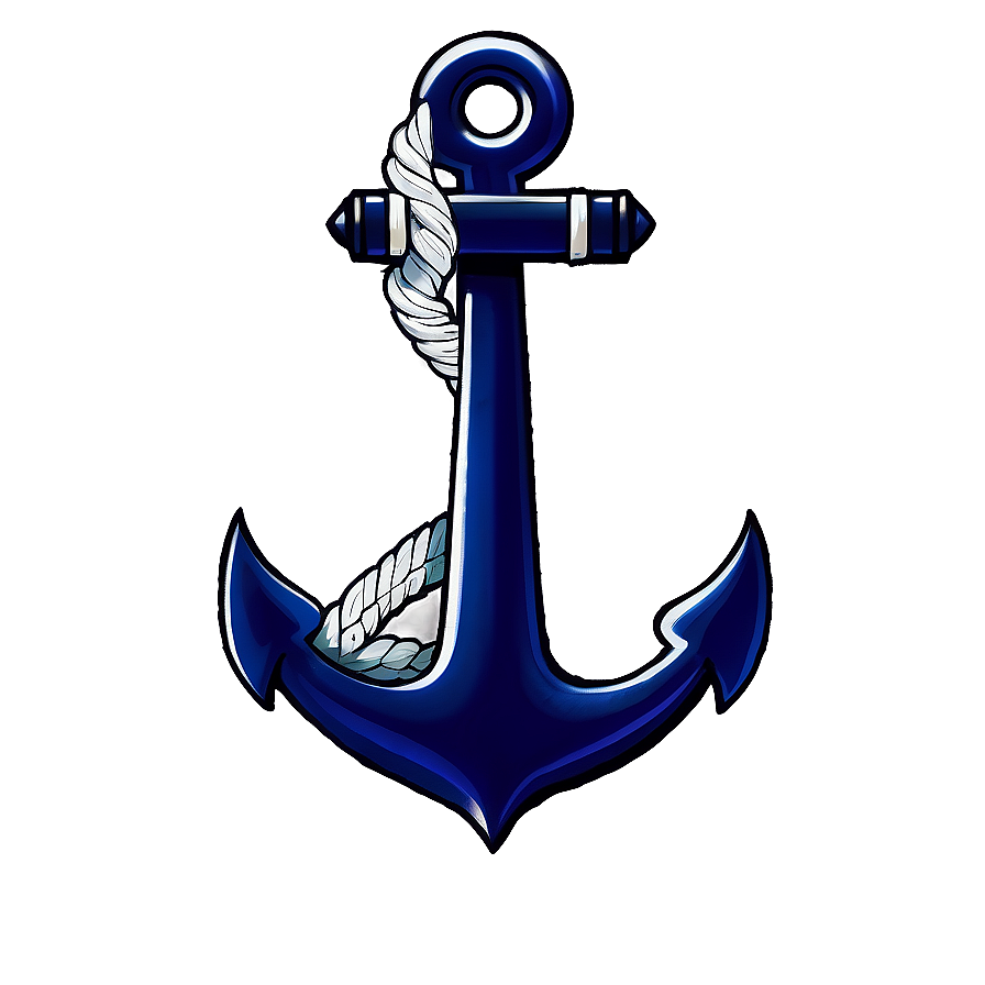 Navy Anchor B PNG Image