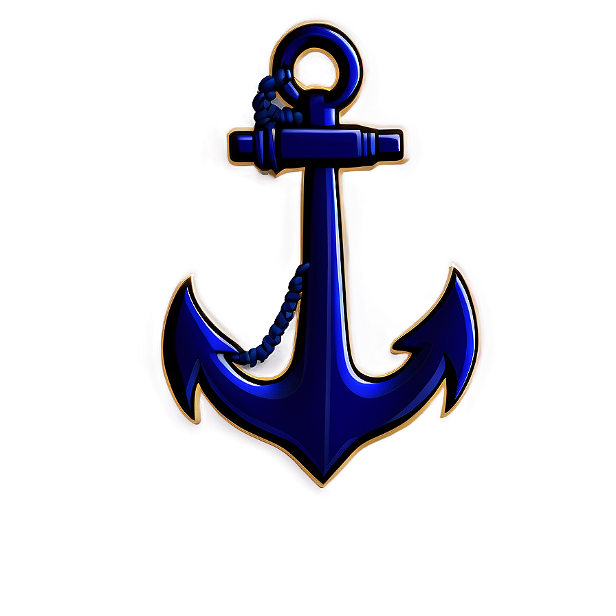 Navy Anchor Badge Design Png 45 PNG Image