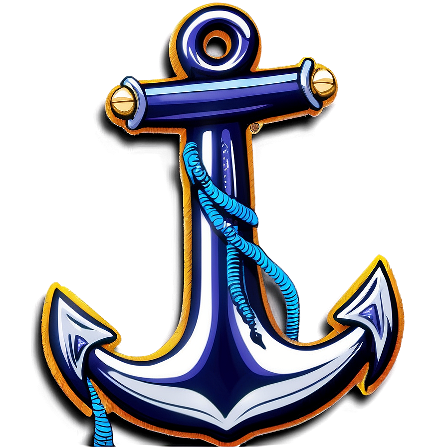 Navy Anchor Tattoo Style Png Qix42 PNG Image