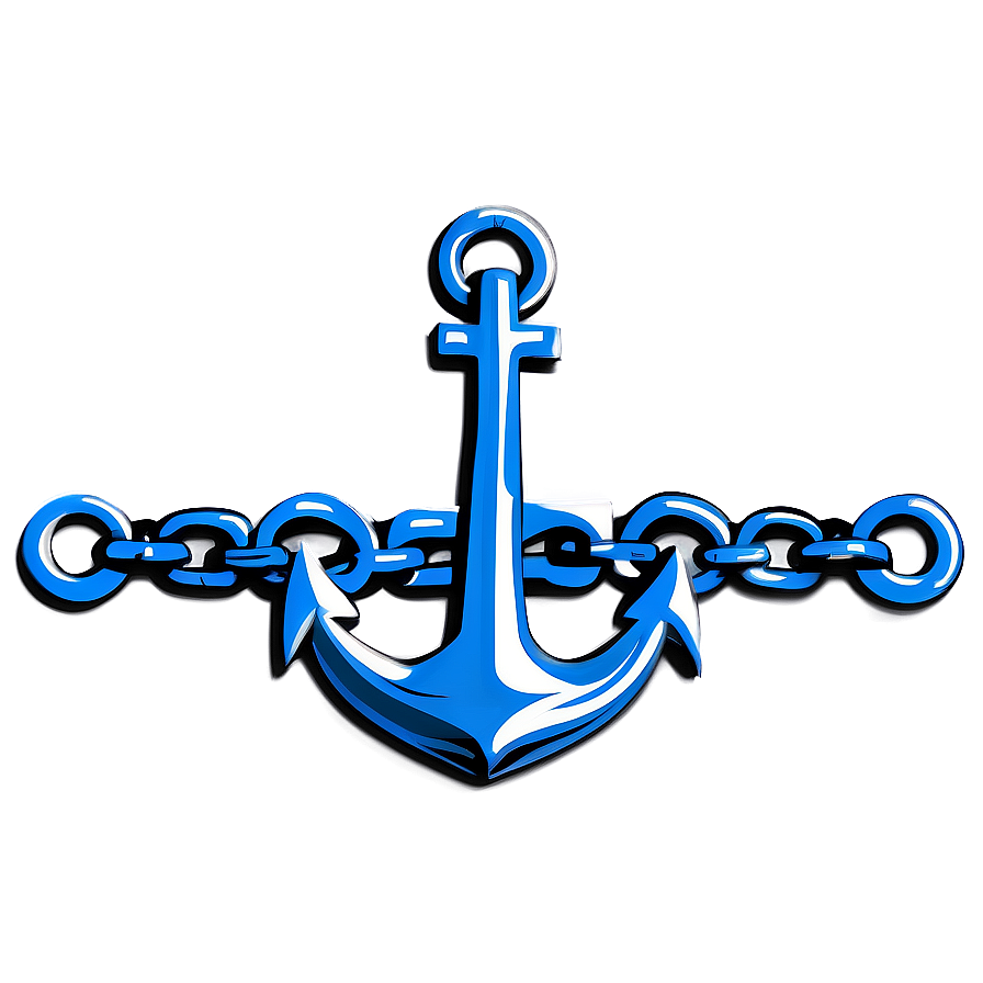 Navy Anchor With Chain Png Pih85 PNG Image