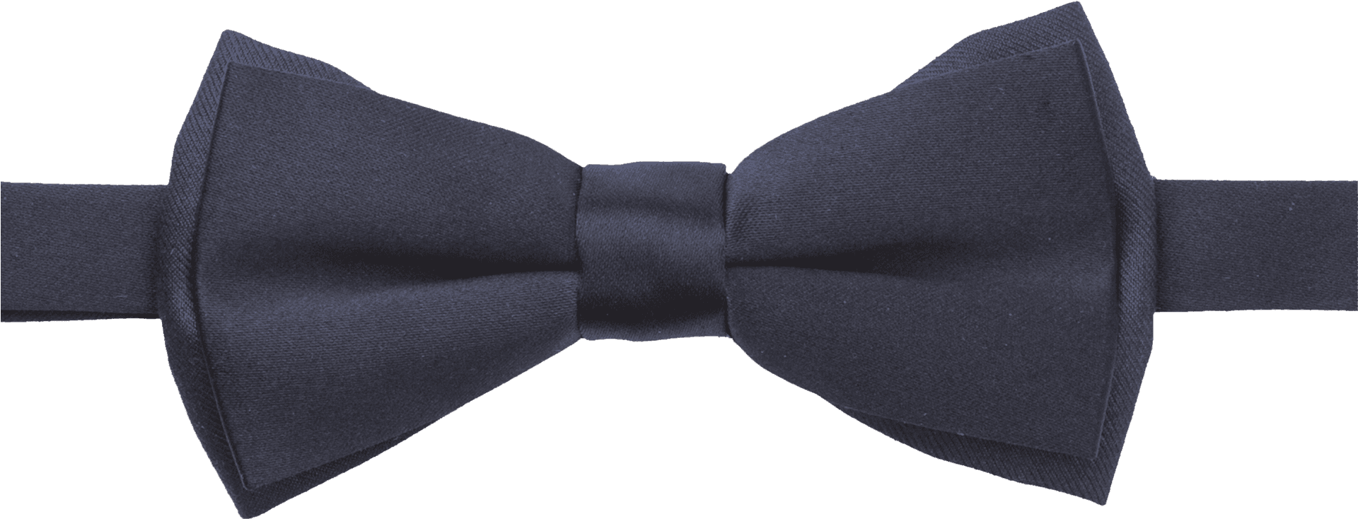 Navy Blue Bow Tie PNG Image