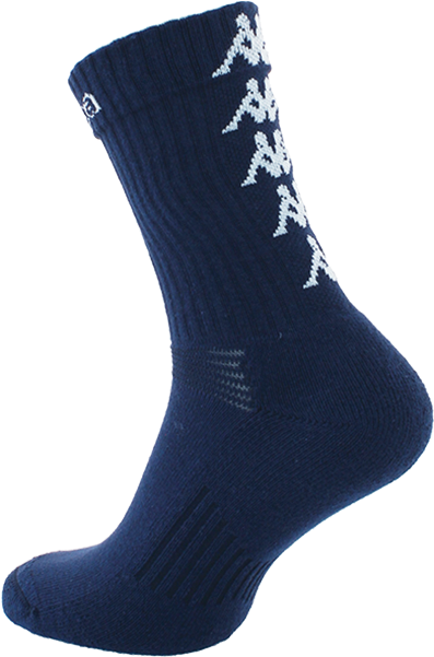 Navy Blue Crew Sock PNG Image