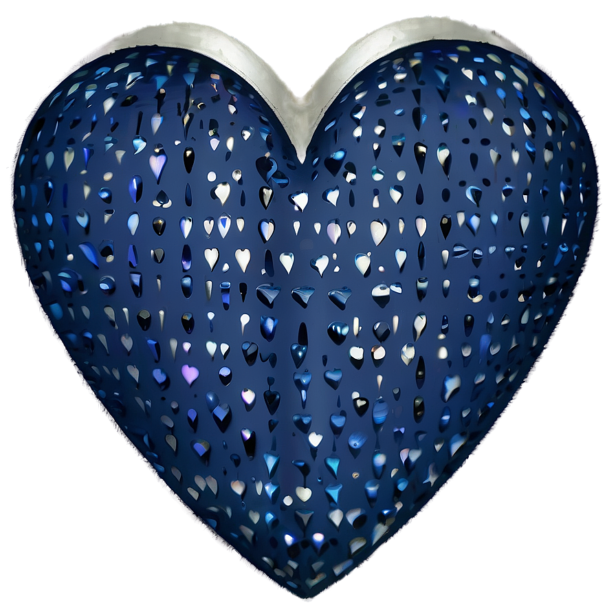 Navy Blue Heart Emoji Png Wqr PNG Image