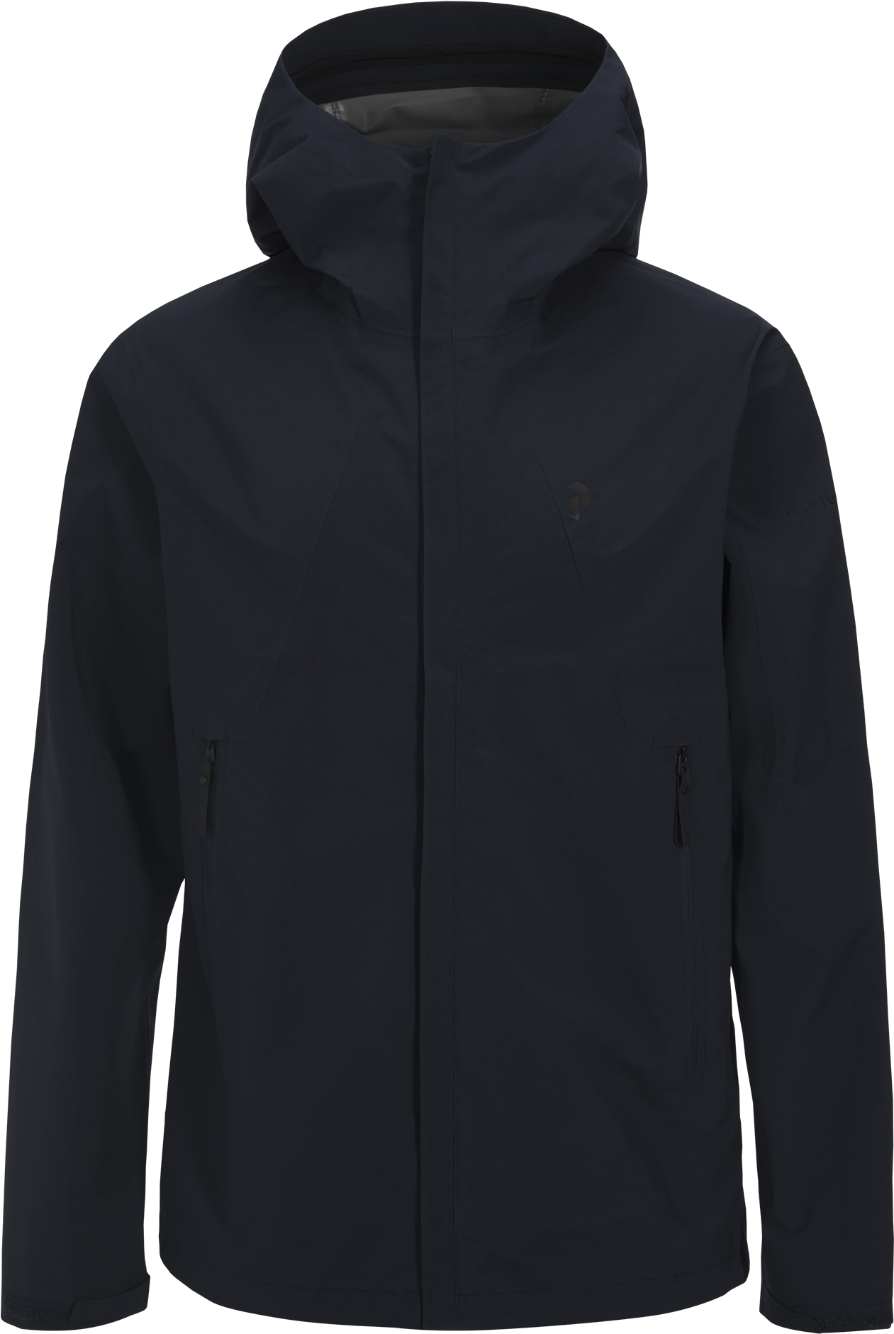 Navy Blue Hooded Jacket PNG Image