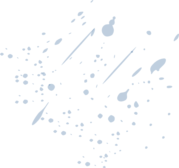 Navy Blue Paint Splatter Pattern PNG Image