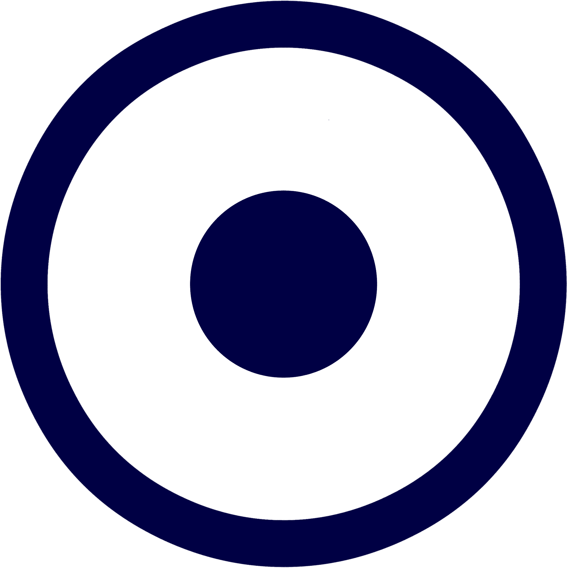 Navy Blue White Circle Graphic PNG Image