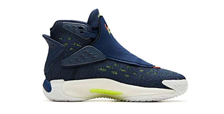 Navy High Top Sneaker PNG Image