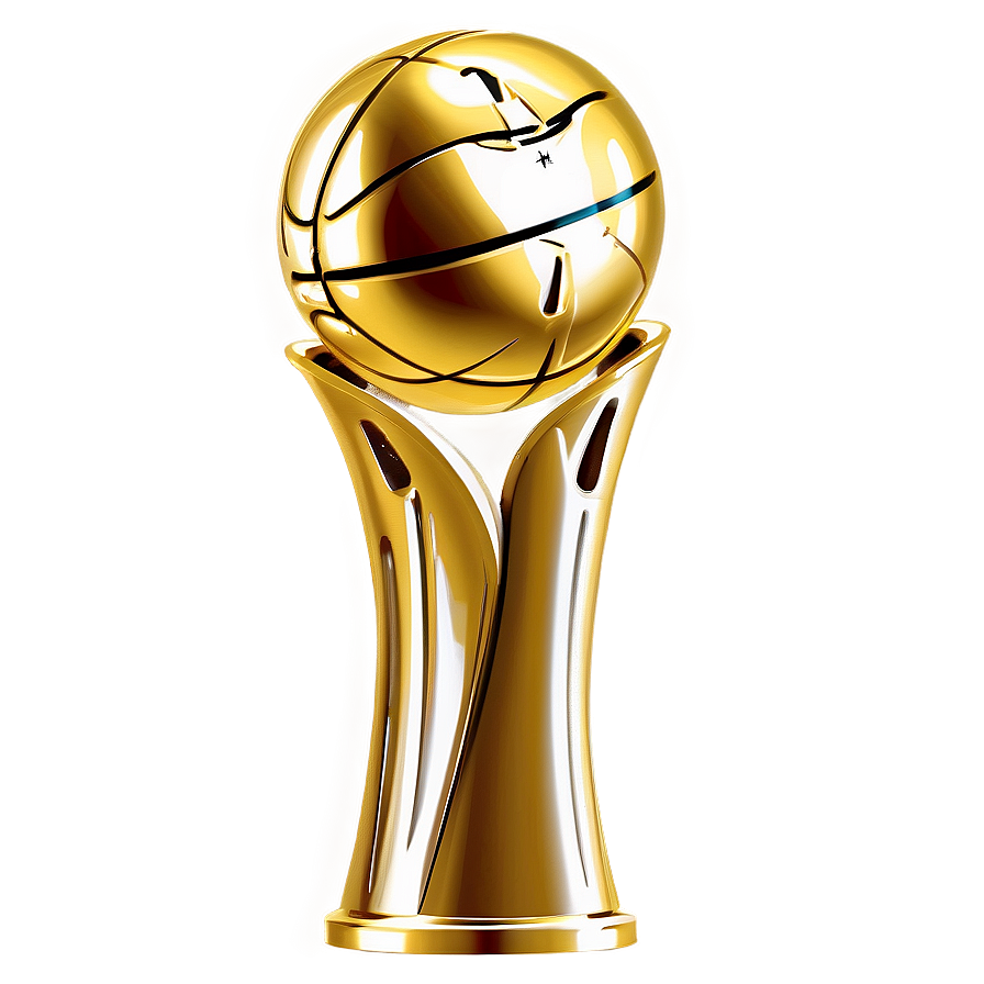 Nba Trophy Gold Detailing Png 74 PNG Image