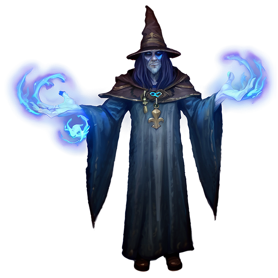 Necromancer Wizard Summoning Png 06112024 PNG Image