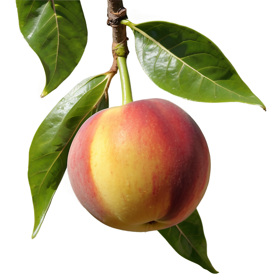 Nectarine On Tree Png 46 PNG Image