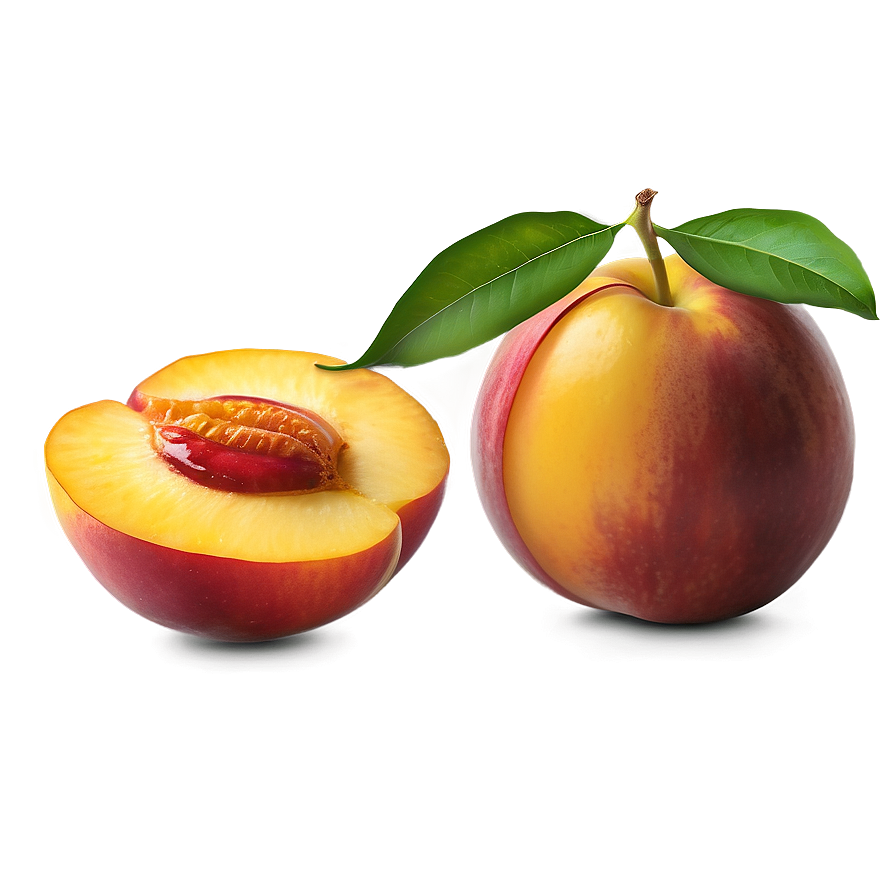 Nectarine Segment Png 06252024 PNG Image