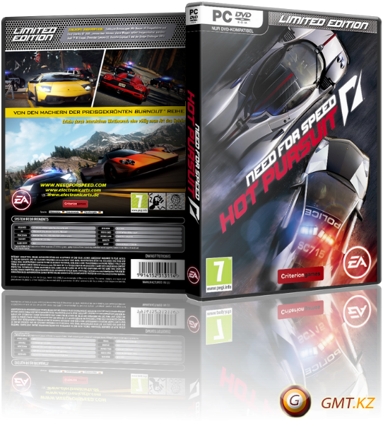 Needfor Speed Hot Pursuit Limited Edition P C Box Art PNG Image