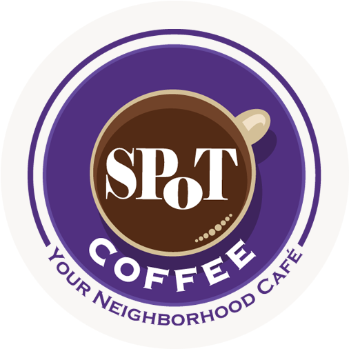 Neighborhood Cafe Coffee Logo PNG Image