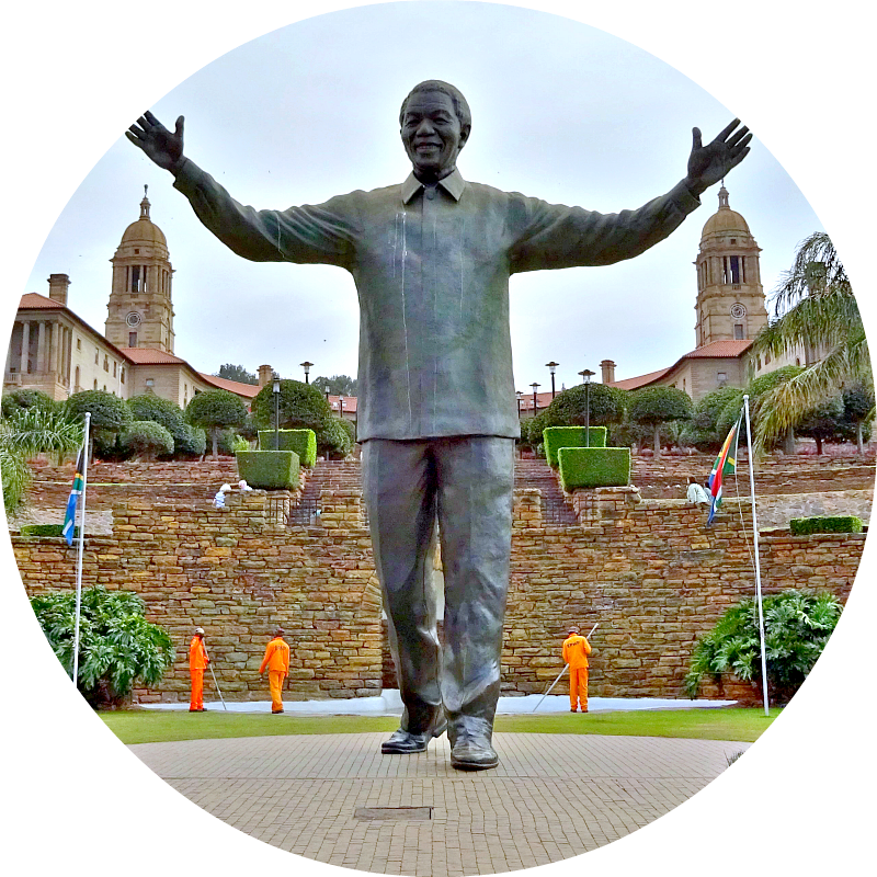 Nelson Mandela Statue Union Buildings PNG Image