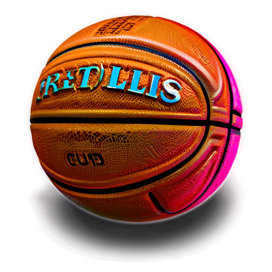 Neon Basketball Png 04302024 PNG Image