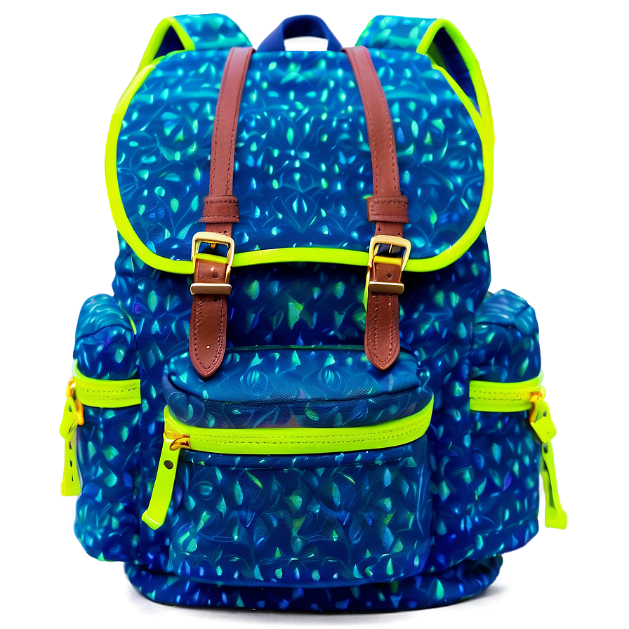 Neon Bookbag Png Bfy87 PNG Image