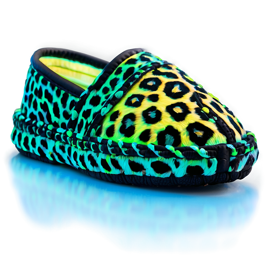 Neon Cheetah Print Glow Png Iva PNG Image