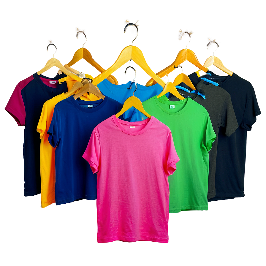 Neon Color Tshirt Png 05252024 PNG Image