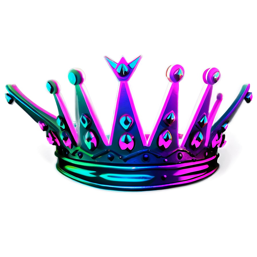 Neon Crown For Design Png 06272024 PNG Image