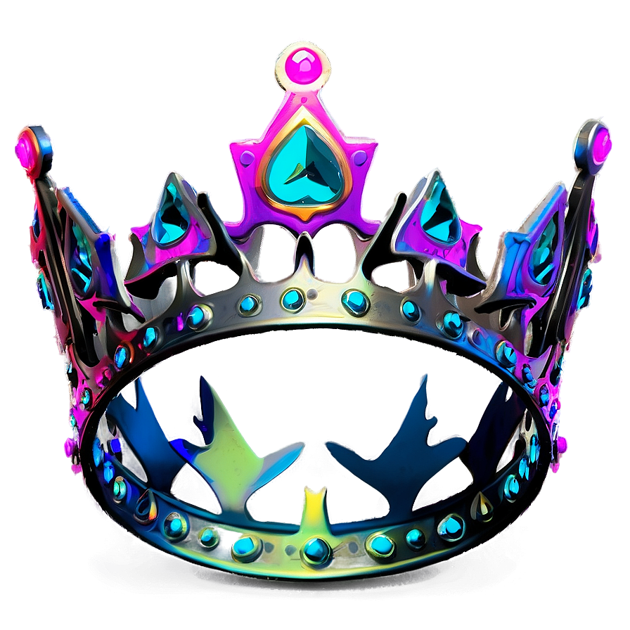 Neon Crown For Event Png Ytf16 PNG Image