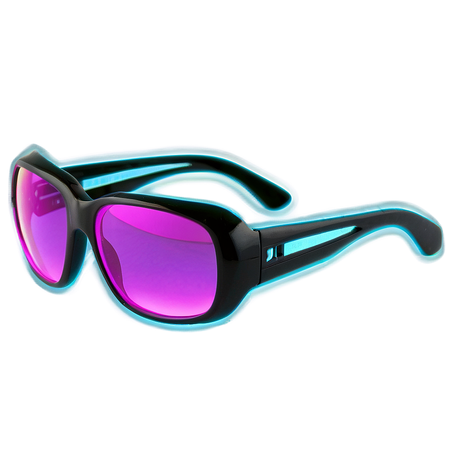 Neon Gangster Glasses Png Kxy PNG Image