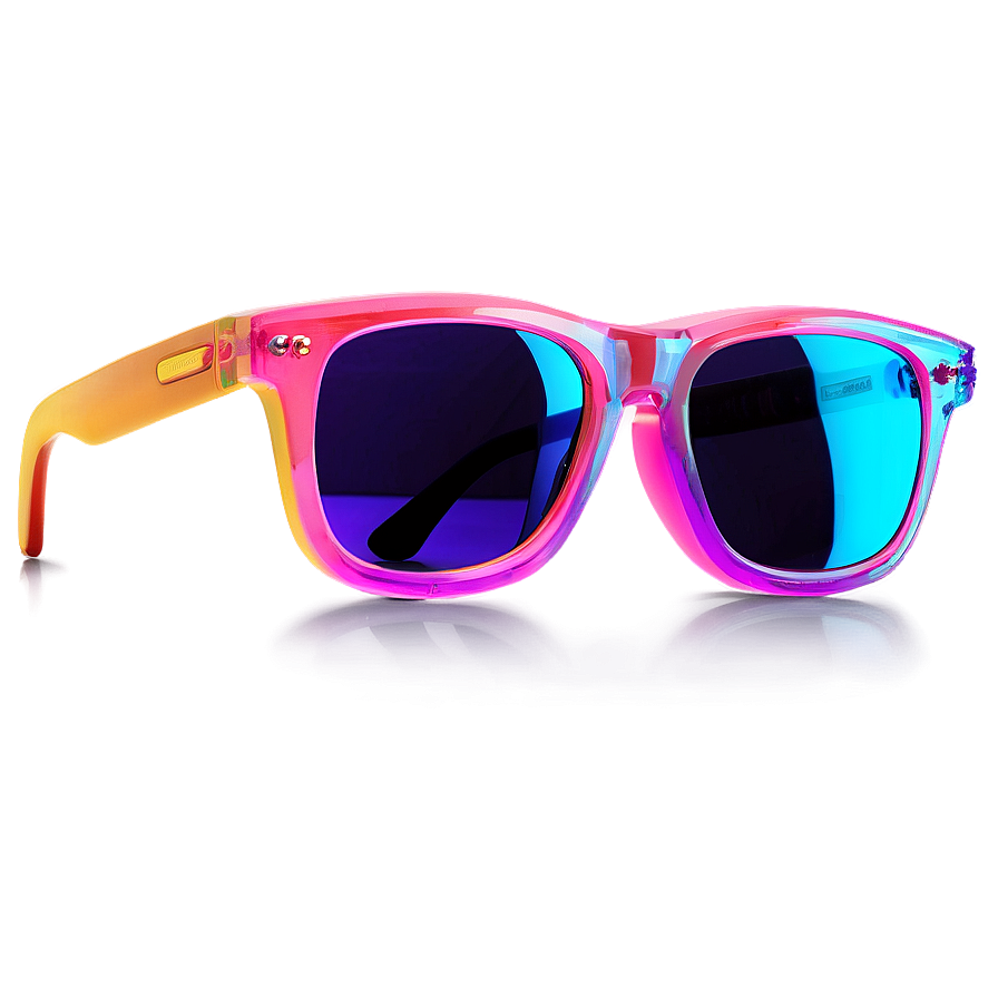 Neon Gangster Glasses Png Rit PNG Image