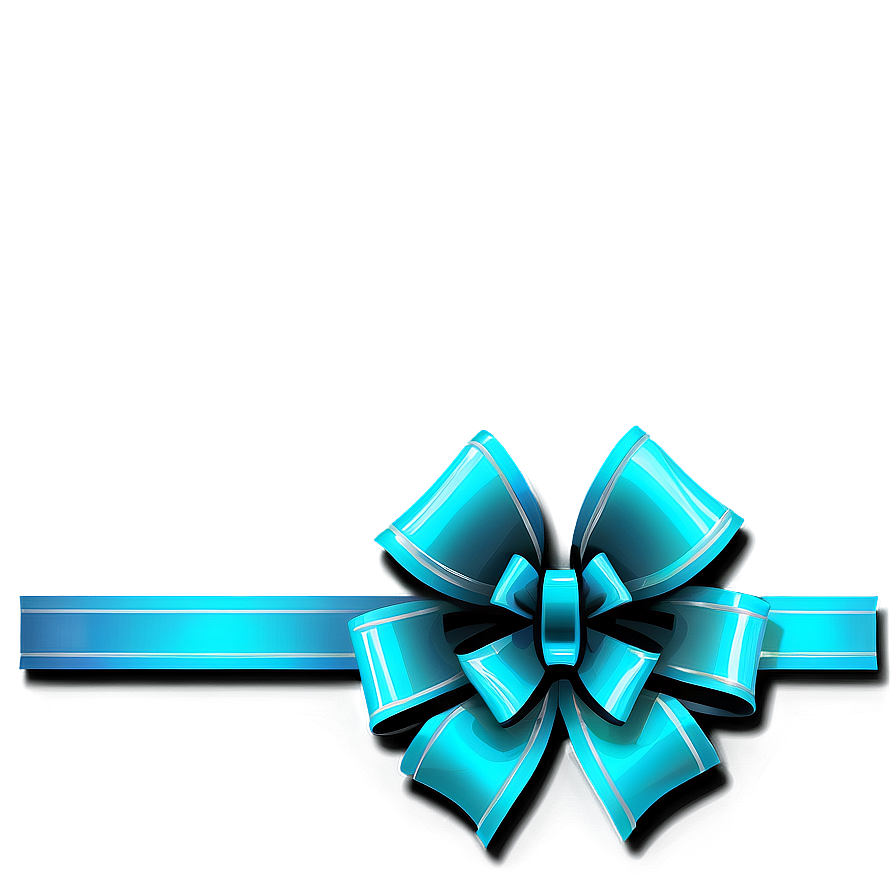 Neon Gift Bow Png Mqo PNG Image