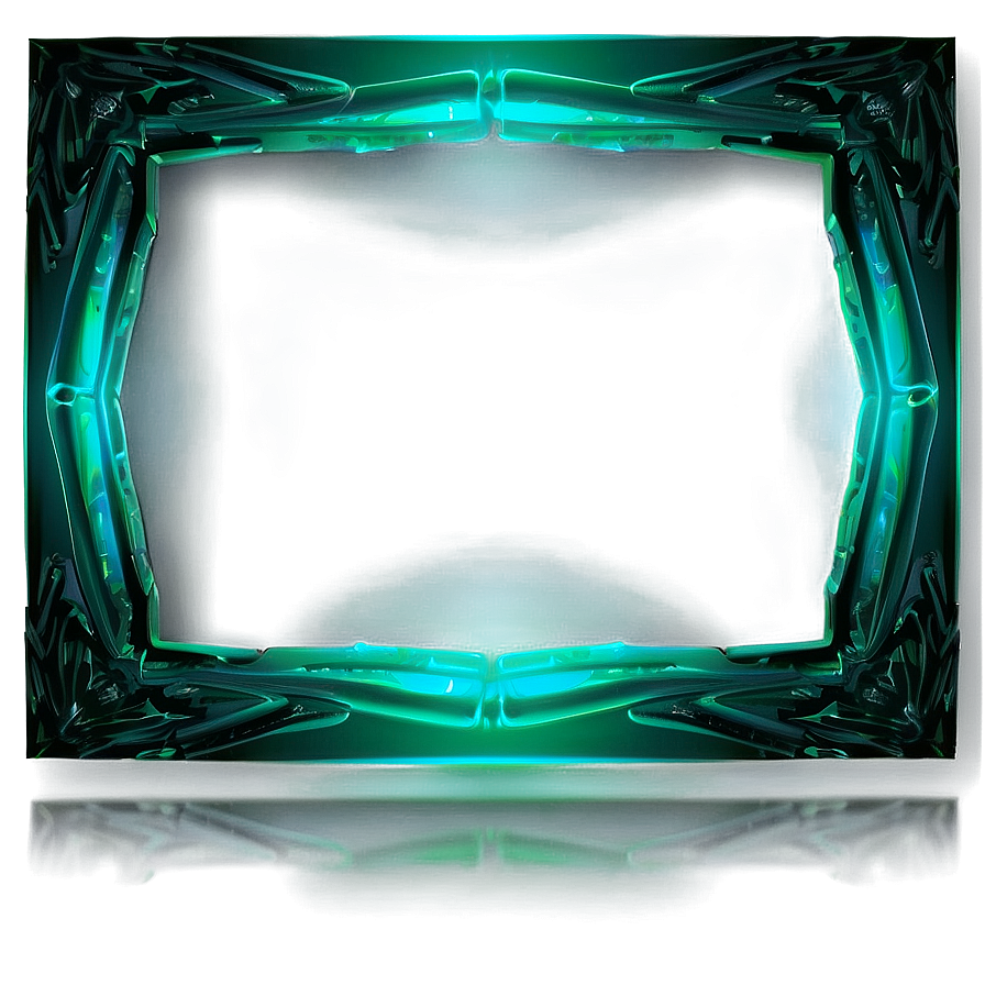 Neon Green Frame Png Cvk PNG Image