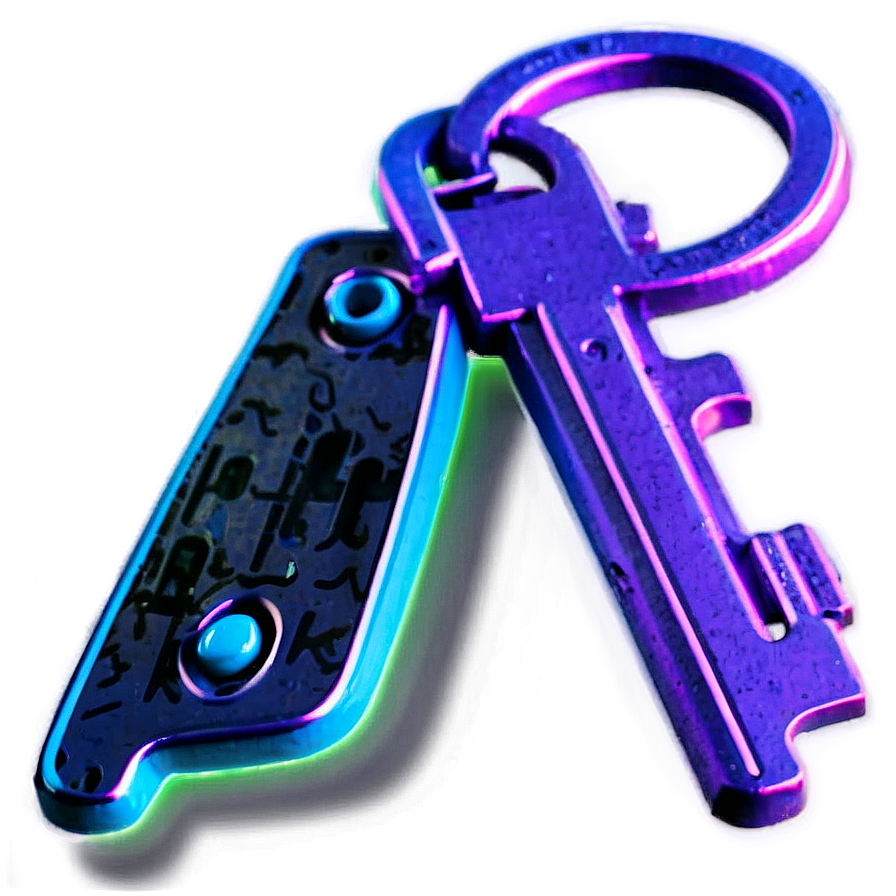 Neon Keys Png 05242024 PNG Image