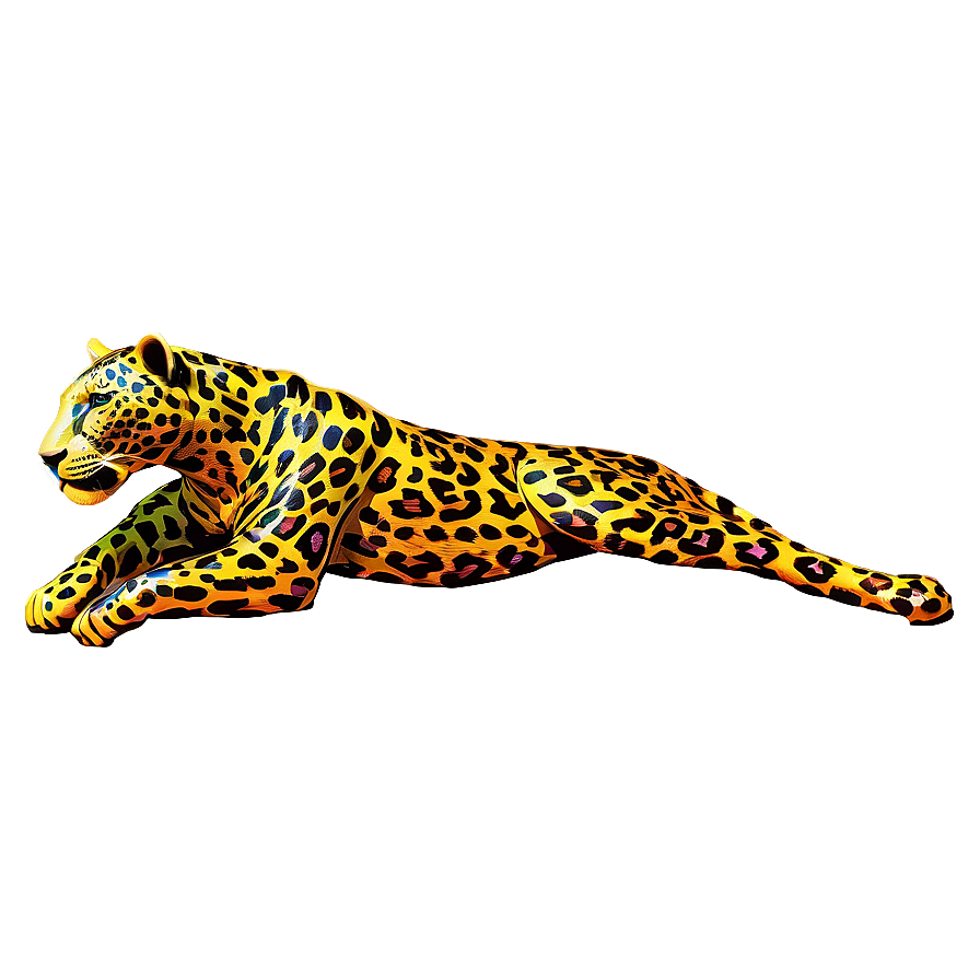 Neon Leopard Print Png Yyi85 PNG Image