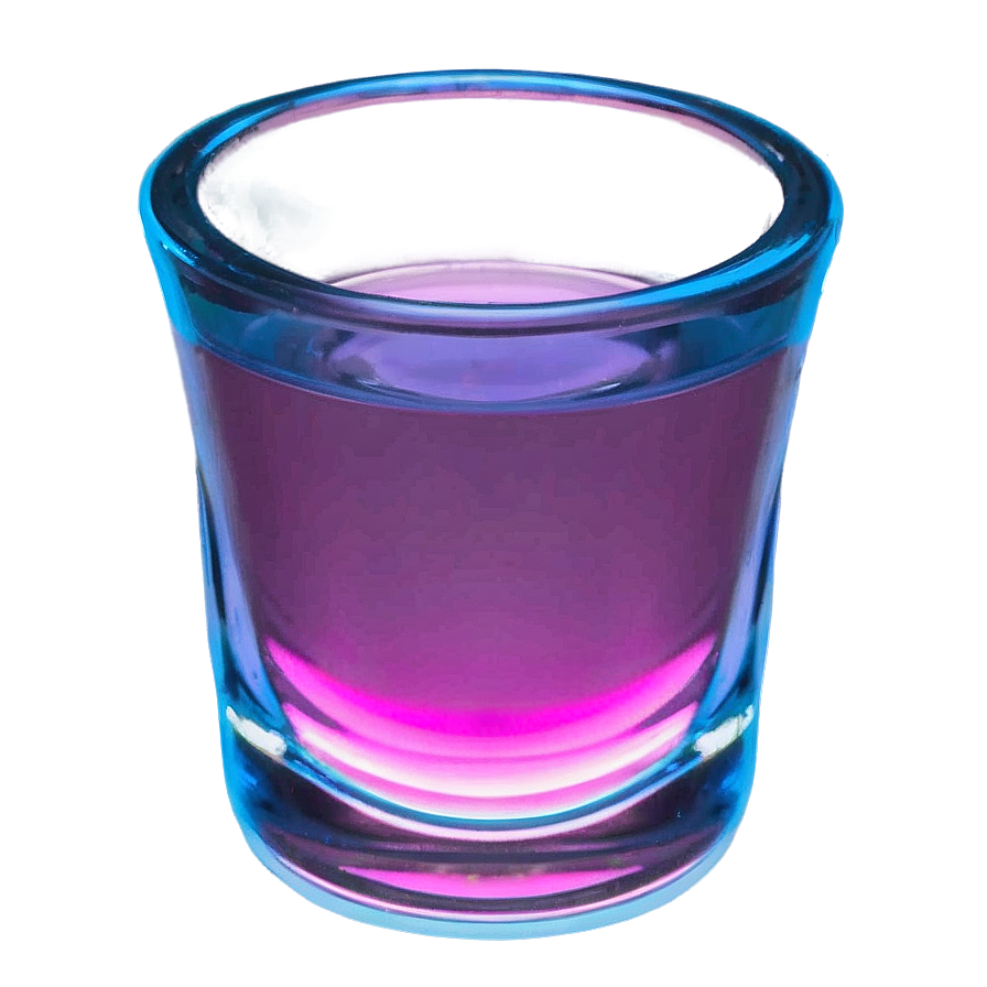 Neon Light Shot Glass Png Lvx17 PNG Image