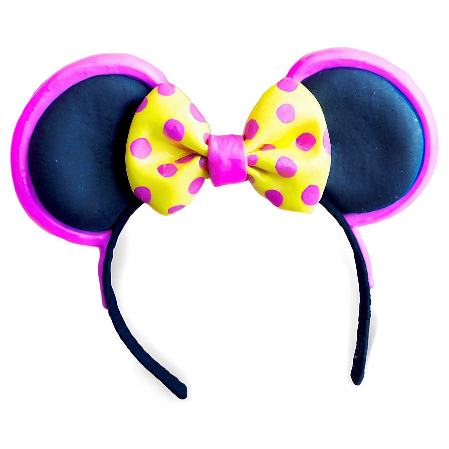 Neon Minnie Mouse Ears Png Hyq PNG Image